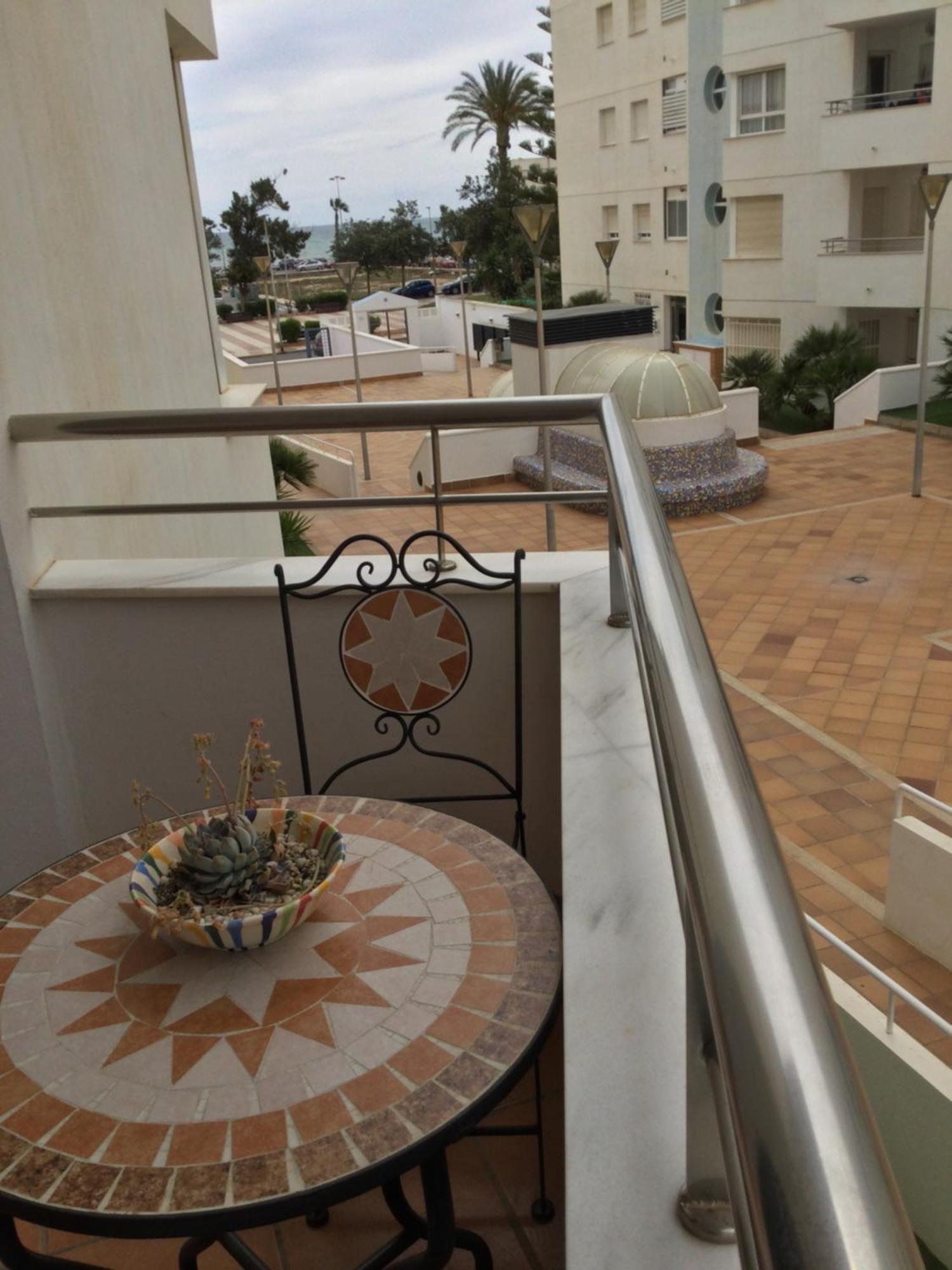 La Perla Azul Playa - Terraza Al Sol Lejlighed Roquetas de Mar Eksteriør billede