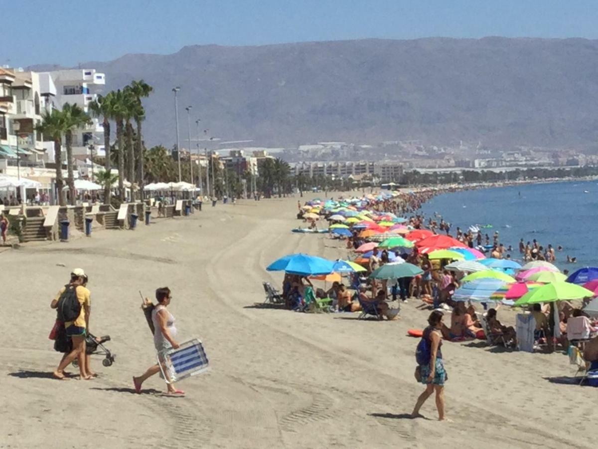 La Perla Azul Playa - Terraza Al Sol Lejlighed Roquetas de Mar Eksteriør billede